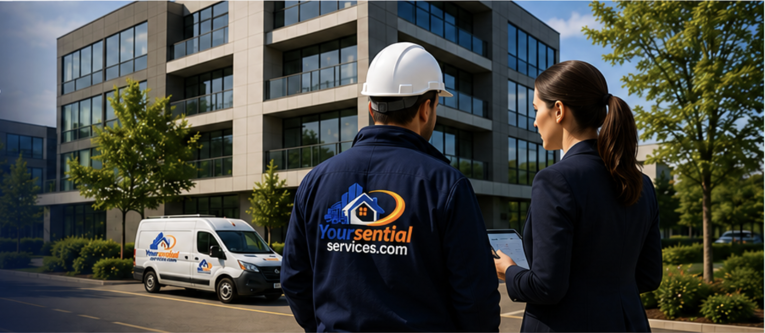 Yoursential Services team at property site